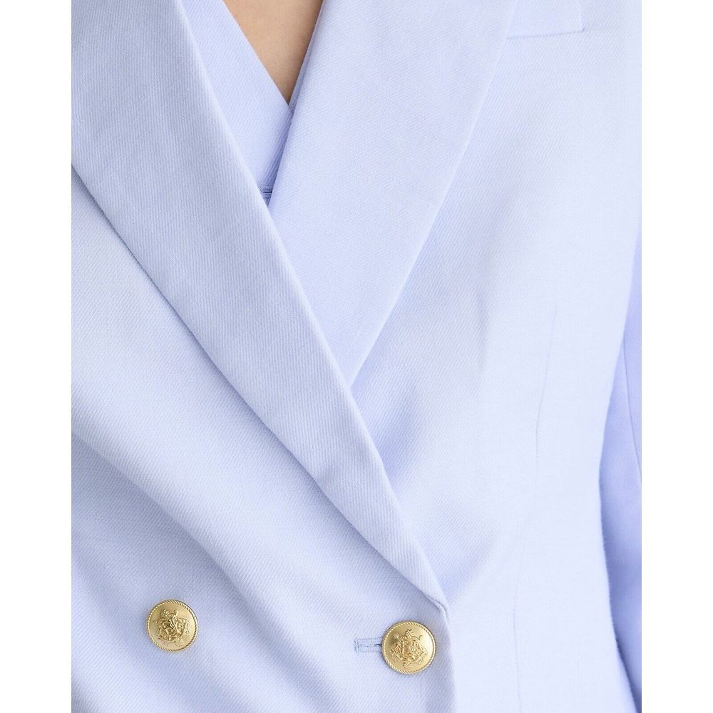 NWT 2024 J Crew Greta Blazer Stretch Linen Blend 18 PeriBreeze Blue Gold Button‎ - Picture 16 of 16